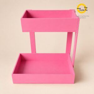 two tier display stand