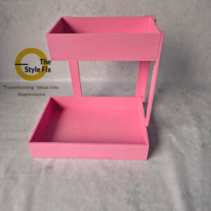 two tier display stand