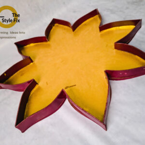 flower shaped tray (or) flower petal tray