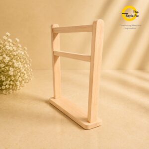 mdf pd25 saree stand rubberwood