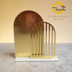 Home acrylic backdrop pd11 gold arch set