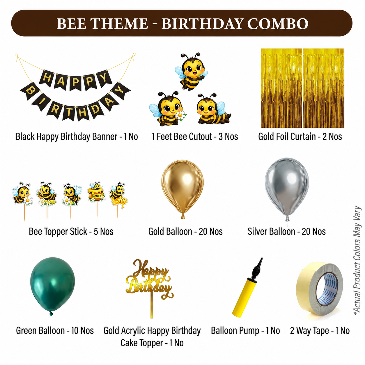 birthday decoration – bee theme birthday decoration – bee theme